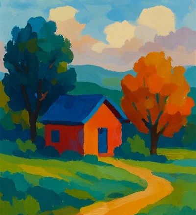 Kunst mit Gouache