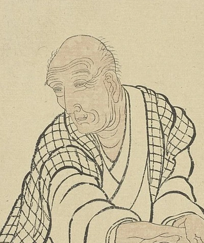 Porträt von Katsushika Hokusai