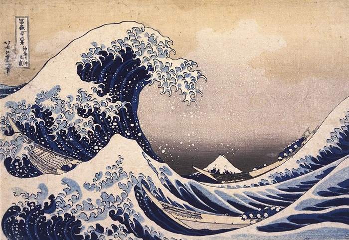 Hokusai, Die große Welle vor Kanagawa