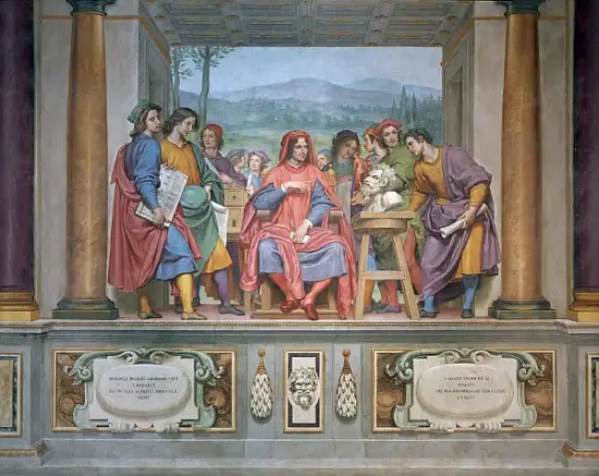 Fresko von Ottavio Vannini
