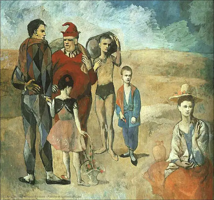 Familie von Gauklern