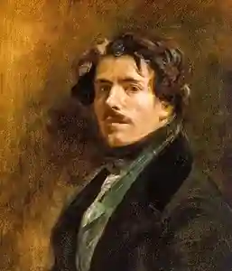 Porträt von Eugène Delacroix