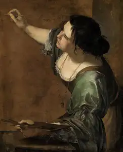 Porträt von Artemisia Gentileschi