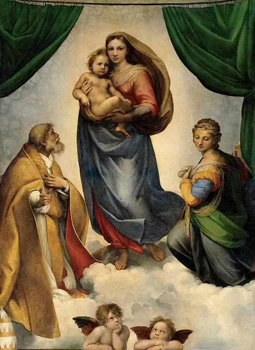 Sanzio, Sixtinische Madonna