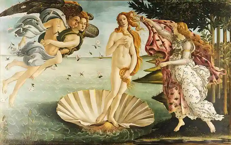 Botticelli, Die Geburt der Venus